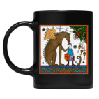 Кружка цветная UV-DTF