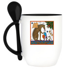 Кружка с ложкой