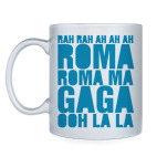 Кружка серебристая GAGA