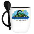 Кружка с ложкой