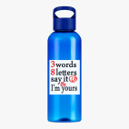 Прозрачная спортивная бутылка