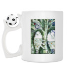 Кружка с футбольным мячиком