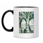 Кружка двухцветная