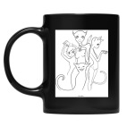 Кружка цветная UV-DTF