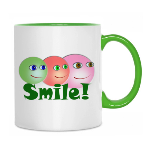 Кружка с принтом Smile