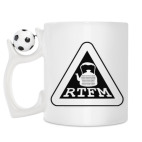 Кружка с футбольным мячиком