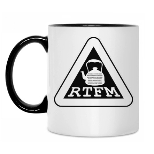 Кружка с принтом rtfm