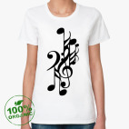 Женская футболка органик