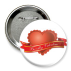 Значок 75 мм Любовь