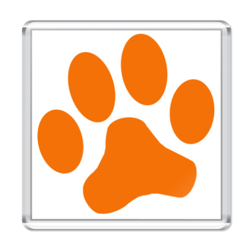 Магнит с принтом  СЛЕД