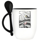 Кружка с ложкой