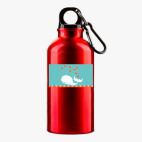 Металлическая бутылка 400 мл UV-DTF