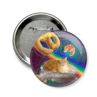 Космический кот на облаке