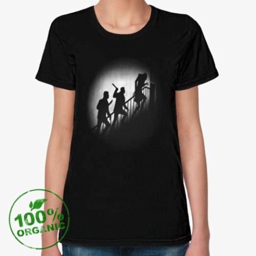 Женская футболка из органик-хлопка Supernatural vs Nosferatu