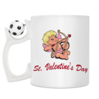 Кружка с футбольным мячиком