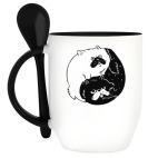 Кружка с ложкой