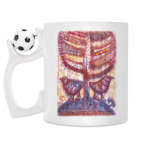 Кружка с футбольным мячиком