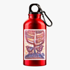 Металлическая бутылка 400 мл UV-DTF