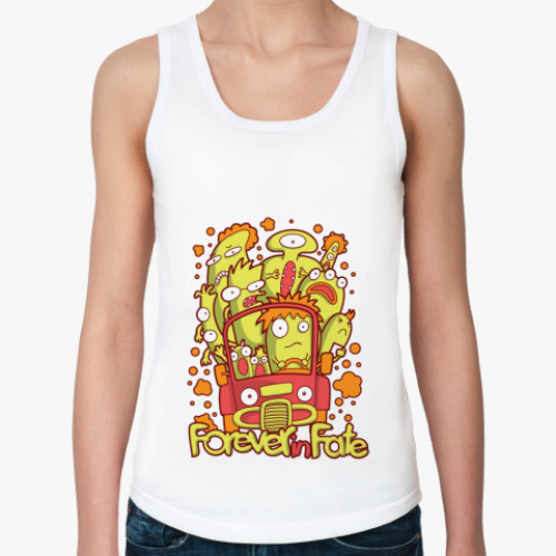 Женская майка с принтом Trash art