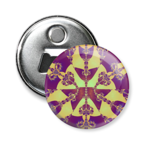 Магнит-открывашка с принтом Фрактал