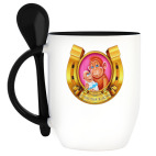 Кружка с ложкой