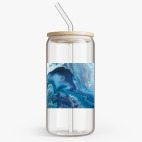 Банка с бамбуковой крышкой