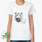 Женская футболка органик