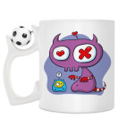 Кружка с футбольным мячиком
