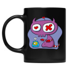 Кружка цветная UV-DTF