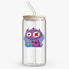 Банка с бамбуковой крышкой