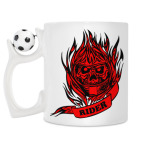 Кружка с футбольным мячиком