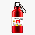 Металлическая бутылка 400 мл UV-DTF