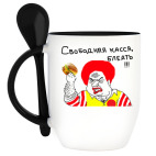 Кружка с ложкой