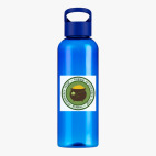 Прозрачная спортивная бутылка