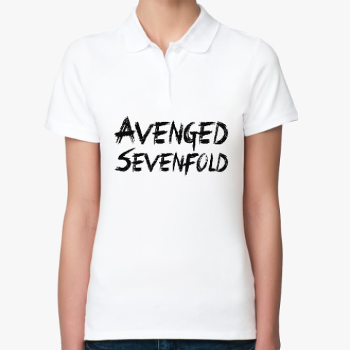 Женская рубашка поло Avenged Sevenfold