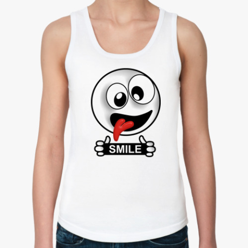 Женская майка Smile!