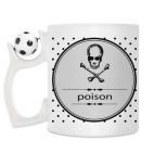 Кружка с футбольным мячиком