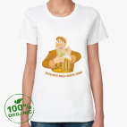 Женская футболка органик