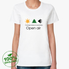 Женская футболка органик