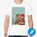 Мужская спортивная футболка