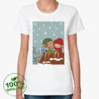 Женская футболка органик