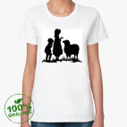 Женская футболка органик