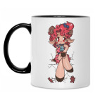 Кружка двухцветная