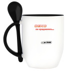 Кружка с ложкой