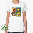 Женская футболка органик