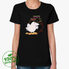 Женская футболка органик