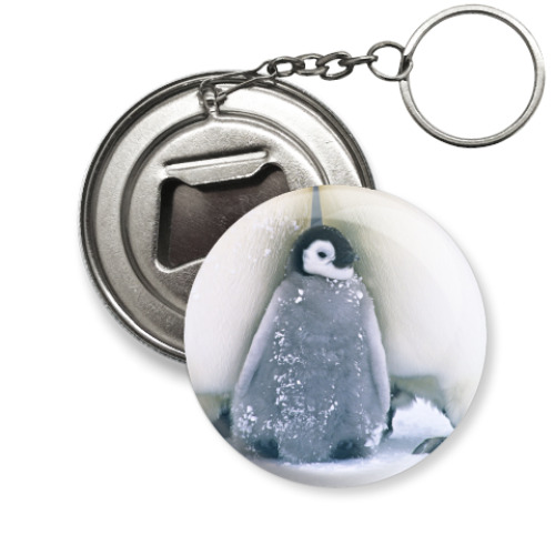 Брелок-открывашка с принтом  Пингвиненок
