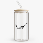 Банка с бамбуковой крышкой