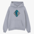 Толстовка худи оверсайз