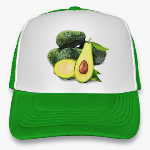 Кепка-тракер с принтом Тропический авокадо